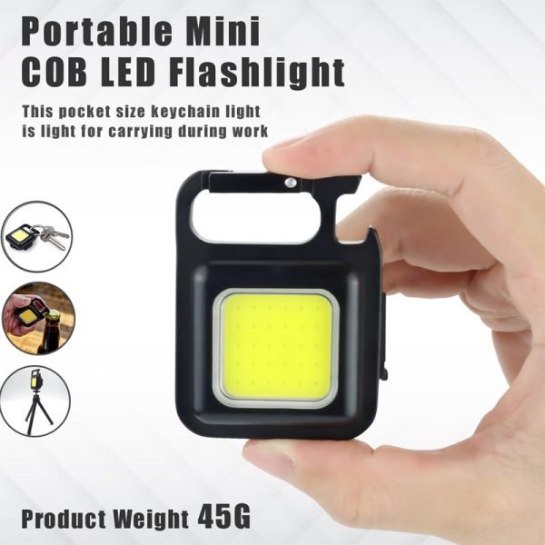 Cob Rechargeable Keychain Light - Pkwebstore