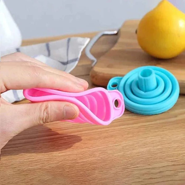 Collapsible Silicone Funnel - Pkwebstore