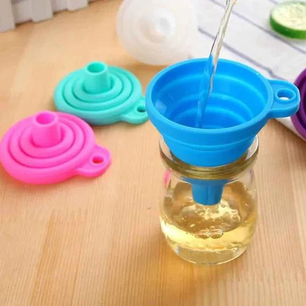 Collapsible Silicone Funnel - Pkwebstore