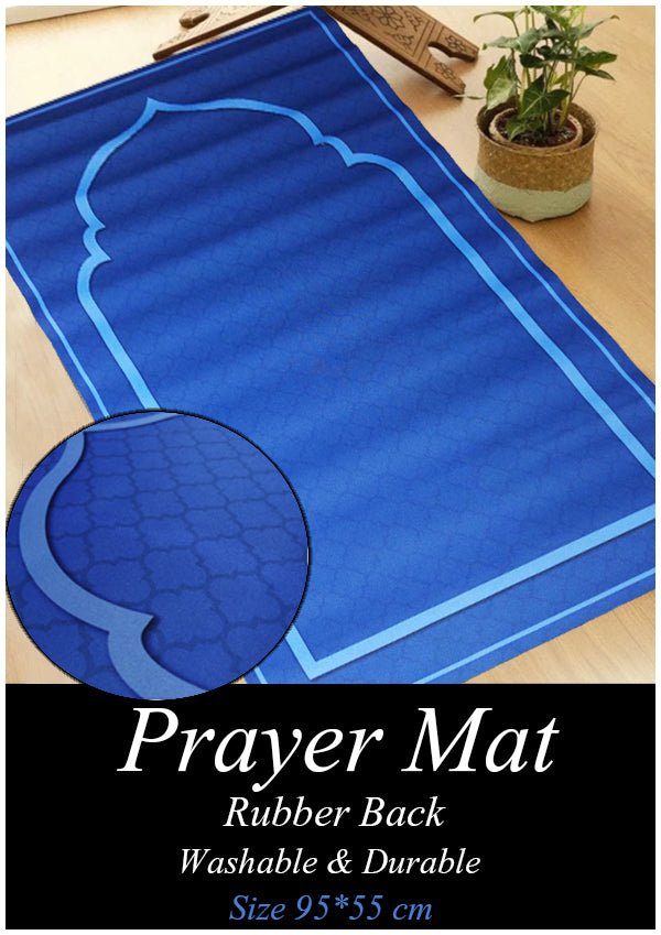 Couple Prayer Mat Prayer Rug Janamaz - traditional Saudi Style Prayer Rug - Anti Slip prayer mat - Couple Gift (Pack of Prayer Mat) - Pkwebstore