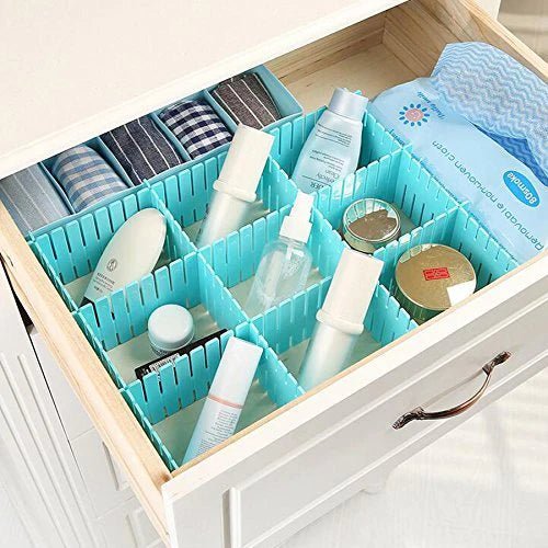 Drawer Divider 4 Strips Adjustable Drawer Organizer - Pkwebstore