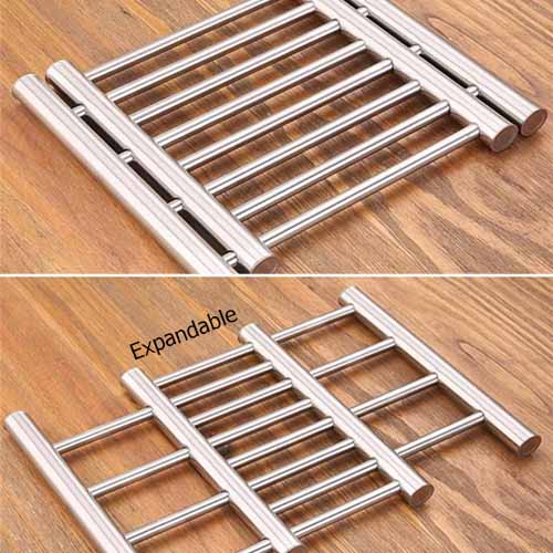 Expandable Hot Pot Rack Stainless Steel - Pkwebstore