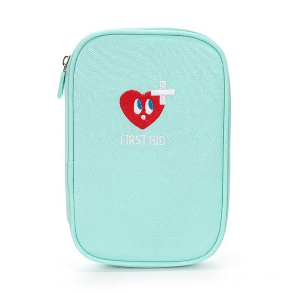 First Aid Kit Portable Empty First Aid Pouch Mini Medicine Bag, Pocket Handy Pills Container Organizer - Pkwebstore