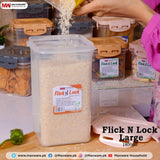 Flick N Lock Air Tight Jar Large - Pkwebstore