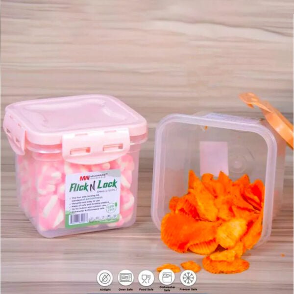 Flick N Lock Air Tight Jar Small - Pkwebstore