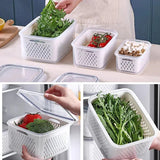 Food Sealed Preservation Box With Drain Basket (set of 3) - Pkwebstore