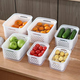 Food Sealed Preservation Box With Drain Basket (set of 3) - Pkwebstore