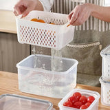 Food Sealed Preservation Box With Drain Basket (set of 3) - Pkwebstore