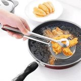 Frying Tong With Strainer Stainless Steel - Pkwebstore