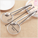 Frying Tong With Strainer Stainless Steel - Pkwebstore