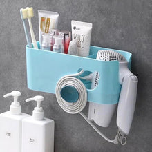 Hair Dryer Bathroom Storage Rack, Wall Mounted Blow Dryer Holder - Pkwebstore