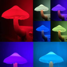 Led Mushroom Plug-in Night Light Lamp With Dusk To Dawn Sensor - Pkwebstore