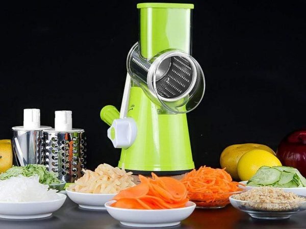 Manual Vegetable Cutter Slicer Multifunctional Round Slicer Gadget Multi-Function Kitchen Gadget Food Processor Blender Cutter - Pkwebstore