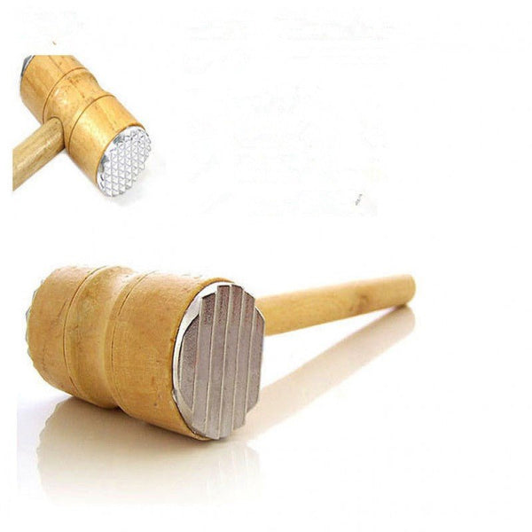 Meat Tenderizer Hammer Wooden - Pkwebstore