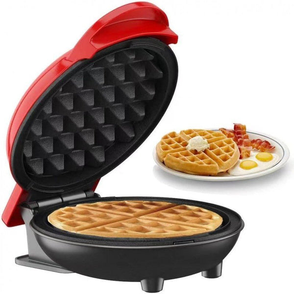 Mini Non-Stick Waffles Maker, Portable Electric Waffle Iron Machine - Pkwebstore