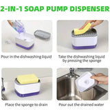 Premium Quality 2 In 1 Pump & Soap Dispenser - Pkwebstore