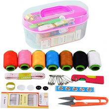 Sewing Kit Box, Cloth Fabric Handy Needlework Tool Box - Pkwebstore