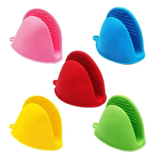 Silicone Heat Resistant Gloves Clips Insulation Non Stick Anti-slip Pot Bowel Holder Clip - Pkwebstore