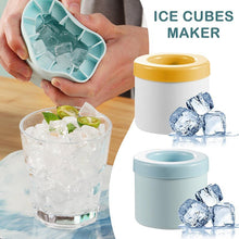 Silicone Ice Cube Maker Ice Bucket Cup Mold - Pkwebstore