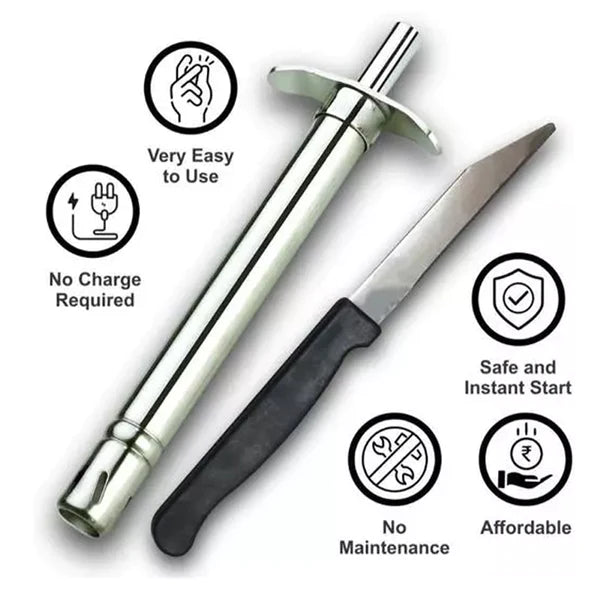 SparkPro Kitchen Lighter with Knife - Pkwebstore