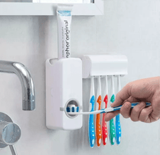 Toothpaste Dispenser Automatic Toothpaste Squeezer And Holder Set - Pkwebstore