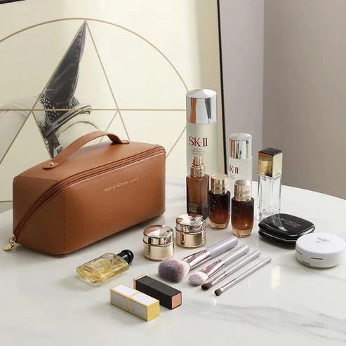 Travel Cosmetic Organizer(Leather) - Pkwebstore