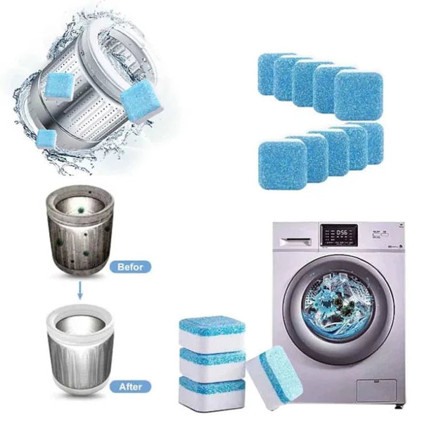 Washing Machine Cleaning Tablet 12 Pcs - Pkwebstore